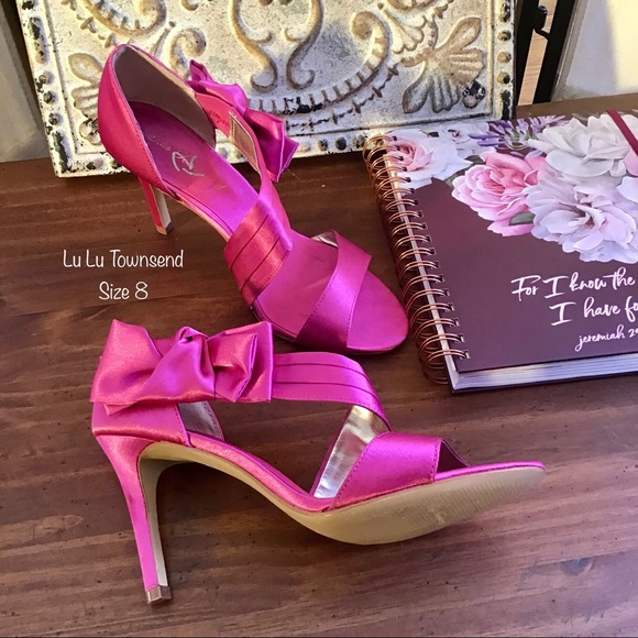 Lulu Townsend Shoes - LuLu Townsend Hot Pink Heels